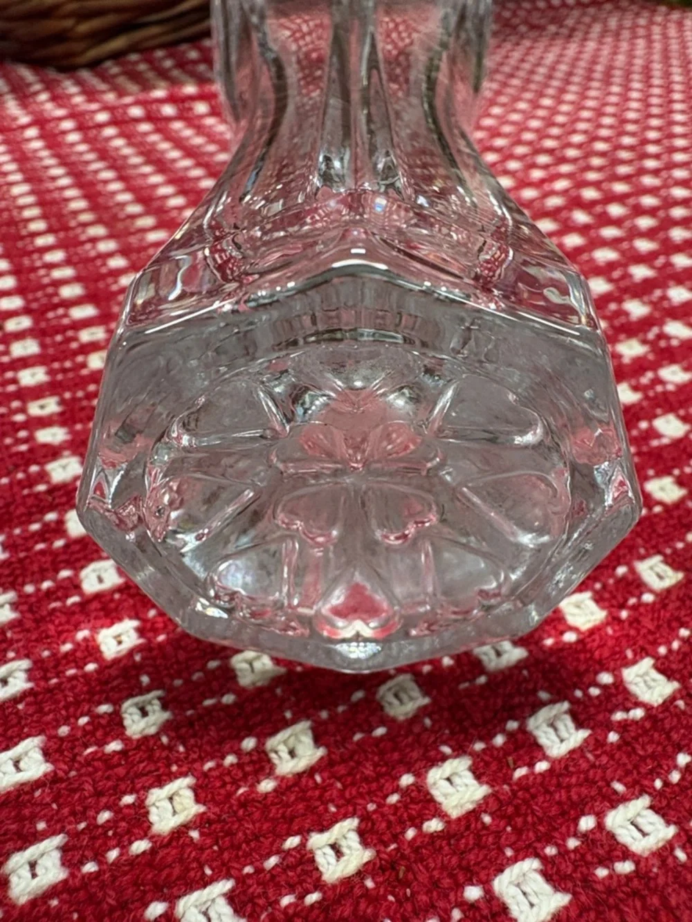 Deplomb  Lead Crystal Heart Vase